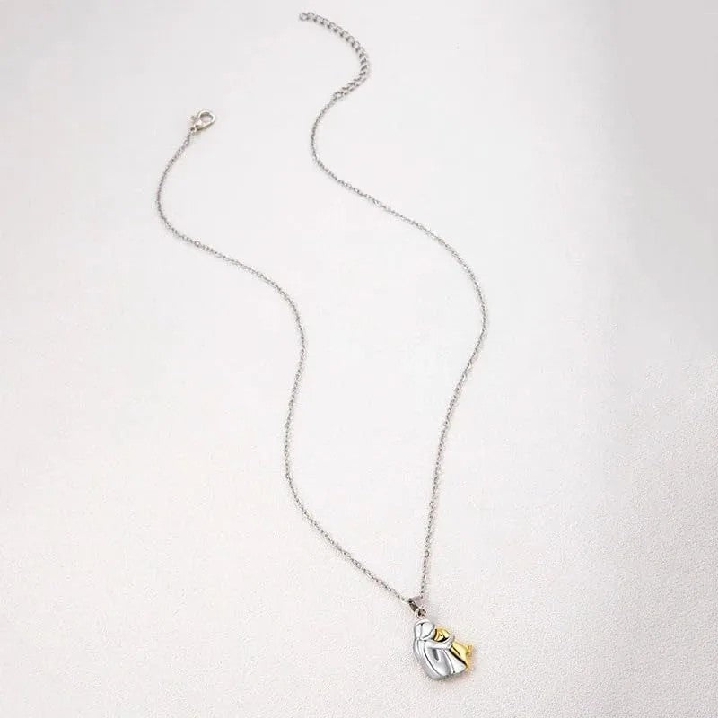 Collana “Legame Eterno” – Amore tra Uomo e Cane in Acciaio INOX