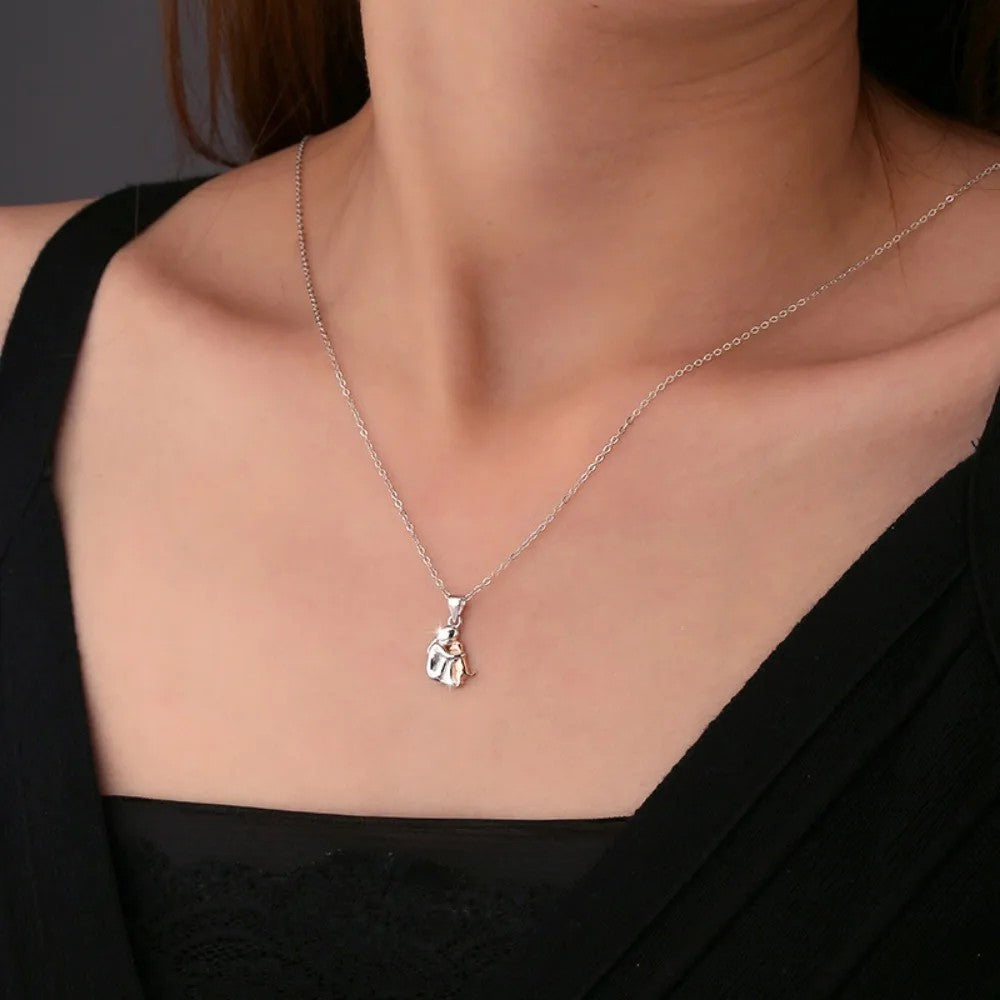 Collana “Legame Eterno” – Amore tra Uomo e Cane in Acciaio INOX